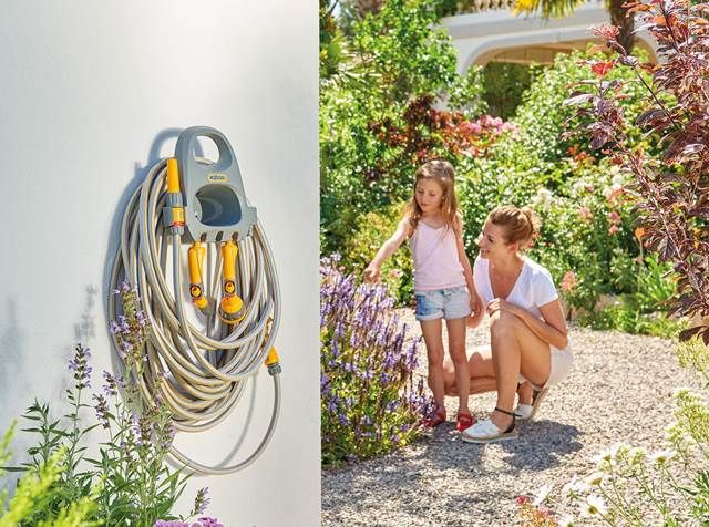 Porta Tubo Da Giardino In Metallo 2 Pezzi: Supporto A Parete Per Tubo Acqua – Resistente Ruggine E Corrosione