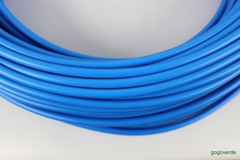 TEN-HIGH Tubo flessibile dell'aria in poliuretano da 5 m, tubo pneumatico 12 mm OD x 8 mm ID, tubo ad alta pressione in PU per pompa d'aria (colore: blu